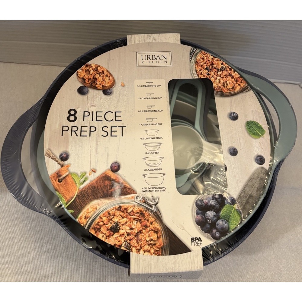 Urban Kitchen. Gourmet Kitchen 8Piece Prep Set. BPA Free